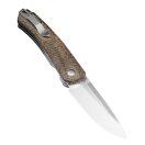 KIZER Agressor Brown Micarta zsebkés - V3629C1
