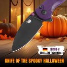KIZER Mini Grouper Halloween Purple Special Edition zsebkés