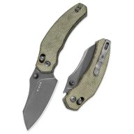 KIZER Bulldog Micarta Black zsebkés - V3672A3