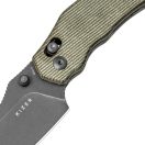 KIZER Bulldog Micarta Black zsebkés - V3672A3