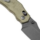 KIZER Bulldog Micarta Black zsebkés - V3672A3