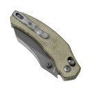 KIZER Bulldog Micarta Black zsebkés - V3672A3