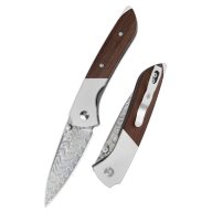 KIZER Spitfire Damascus Aluminium Mkuruti zsebkés - V3690A3