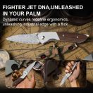 KIZER Spitfire Damascus Aluminium Mkuruti zsebkés