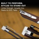 KIZER Spitfire Damascus Aluminium Mkuruti zsebkés