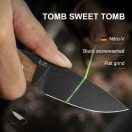 KIZER Tomb Nitro-V Black Stonewash Mkuruti zsebkés - V3692A4