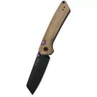 KIZER Madrac Black Blade Norplex UltreX Micarta zsebkés
