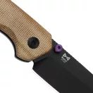 KIZER Madrac Black Blade Norplex UltreX Micarta zsebkés