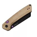 KIZER Madrac Black Blade Norplex UltreX Micarta zsebkés