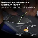 KIZER Meteora Richlite Black zsebkés