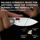 KIZER Seagull 14C28N Satin Micarta zsebkés