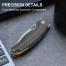 KIZER Seagull 14C28N Satin Micarta zsebkés