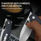 KIZER Seagull 14C28N Stonewashed Richlite Blue Canyon zsebkés - V3770A2