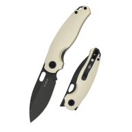 KIZER Seagull 14C28N Black Stonewashed Aluminium zsebkés