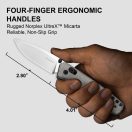 KIZER Aegis AEB-L Micarta zsebkés