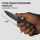 KIZER Aegis Damascus G-10 zsebkés - V3774A2