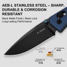 KIZER Aegis AEB-L Aluminium zsebkés