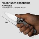 KIZER Aegis AEB-L Gray Aluminium zsebkés