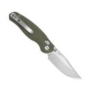 KIZER Phoca CC AEB-L Satin Olive Micarta zsebkés