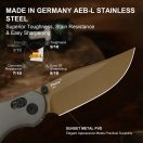 KIZER Phoca CC AEB-L Sunset Metal PVD Aluminium zsebkés