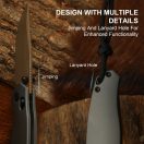 KIZER Phoca CC AEB-L Sunset Metal PVD Aluminium zsebkés