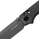 KIZER Pokiman CD AllBlack Micarta zsebkés