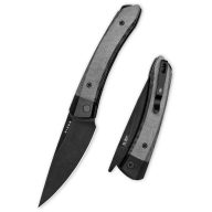 KIZER Momo AllBlack G-10 and Micarta zsebkés