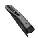 KIZER Momo AllBlack G-10 and Micarta zsebkés - V4663A1