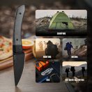 KIZER Momo AllBlack G-10 and Micarta zsebkés