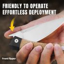 KIZER Momo G-10 and Micarta zsebkés