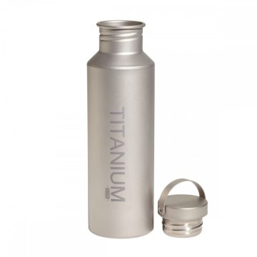 VARGO Water Bottle Titanium with TiLid kulacs