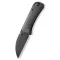 WE KNIFE Banter Wharncliffe AllBlack zsebkés - WE19068J-1