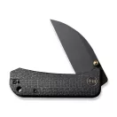 WE KNIFE Banter Wharncliffe AllBlack zsebkés - WE19068J-1