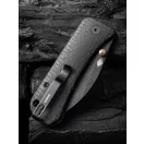 WE KNIFE Banter Wharncliffe AllBlack zsebkés - WE19068J-1