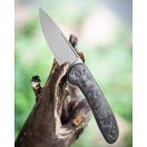 WE KNIFE Saakshi Marble Carbon zsebkés - WE20020C-1
