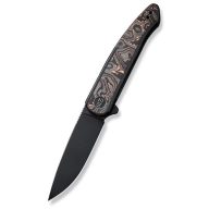   WE KNIFE Smooth Sentinel Copper Foil Carbon Fiber Inlay zsebkés