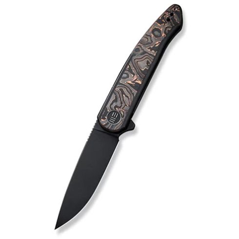 WE KNIFE Smooth Sentinel Copper Foil Carbon Fiber Inlay zsebkés - WE20043-6