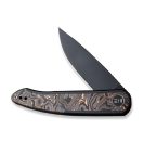 WE KNIFE Smooth Sentinel Copper Foil Carbon Fiber Inlay zsebkés