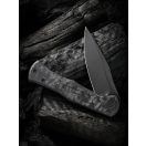 WE KNIFE Primoris Black CF Marble zsebkés
