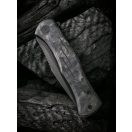 WE KNIFE Primoris Black CF Marble zsebkés