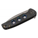 WE KNIFE Shakan Black Blue Holes zsebkés