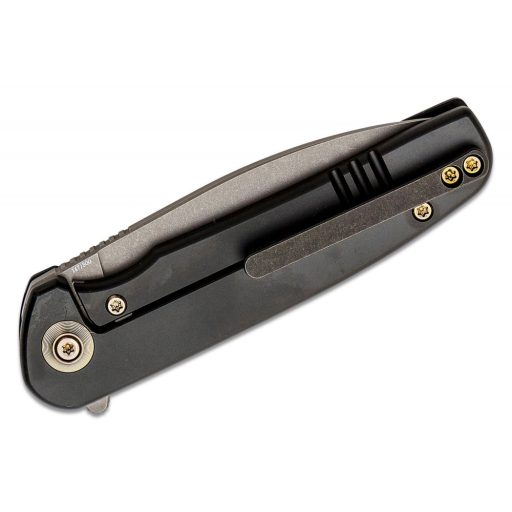WE KNIFE Shakan Black Blue Holes zsebkés
