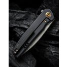 WE KNIFE Shakan Black Blue Holes zsebkés