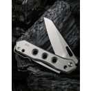 WE KNIFE Vision R Silver Grey Titanium zsebkés