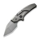 WE KNIFE Typhoeus Gray Folding Push Dagger Titanium zsebkés - WE21036B-2