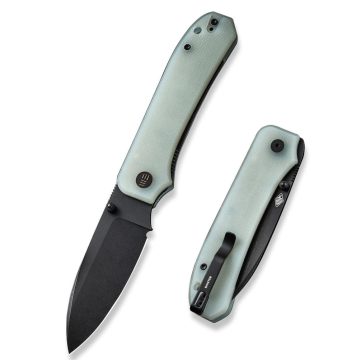 WE KNIFE Big Banter Black Blade Natural G-10 zsebkés - WE21045-3