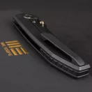 WE KNIFE Ryson AllBlack Titanium zsebkés - WE24086-1