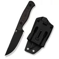 WE KNIFE Notchline Copper Foil Carbon Black Stonewash fixpengés kés - WE25047-2