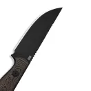 WE KNIFE Notchline Copper Foil Carbon Black Stonewash fixpengés kés - WE25047-2