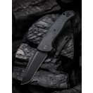 WE KNIFE Press Check Tanto Allblack zsebkés